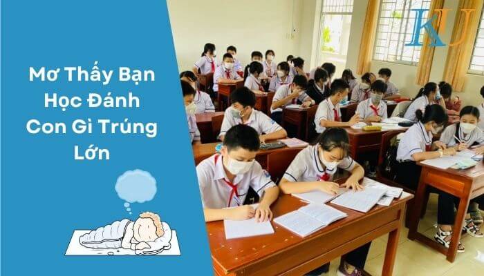 Mơ Thấy Bạn Học Đánh Con Gì Trúng Lớn