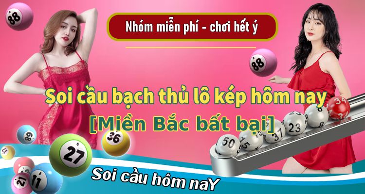 Soi cầu bạch thủ lô kép hôm nay miền bắc bất bại